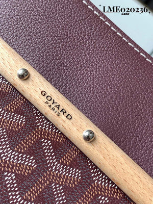 Goyard SAIGOCMMLTY09CL09P Saigon tote Bag Wine Red - Default Title - View 6
