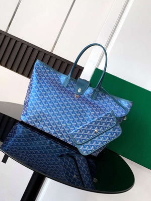 Goyard STLOUIPMLTY07CL07P Saint Louis PM Bag Pearly Blue - Default Title - View 1