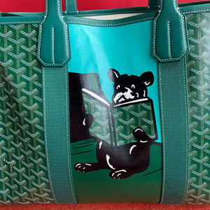 Goyard VILLETMMLTY08CL08X Villette Tote Bag MM Green - Default Title - View 4