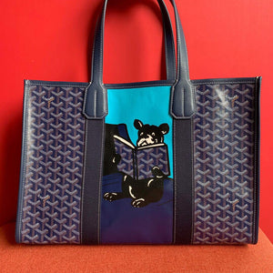 Goyard VILLETMMLTY08CL08X Villette Tote Bag MM Blue - Default Title - View 1