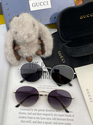 Gucci 2863 Sunglasses Luxury Fashion Show Sunglasses G991456 - Gold - View 8