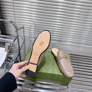 Gucci 423513 Women's Princetown Leather Slipper G53191 - Euro 34=US 3 - View 9