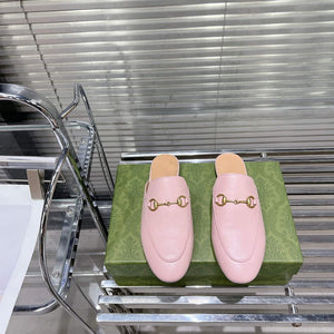 Gucci 423513 Women's Princetown Leather Slipper G53192 - Euro 34=US 3 - View 2