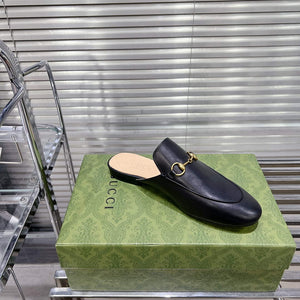 Gucci 423513 Women's Princetown Leather Slipper G53194 - Euro 34=US 3 - View 4