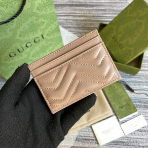 Gucci 443127 GG Marmont Card Case Apricot - Default Title - View 2