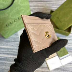 Gucci 443127 GG Marmont Card Case Apricot - Default Title - View 3