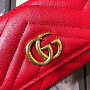 Gucci 443436 GG Marmont Continental Wallet Red - luxibagsmall