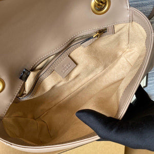 Gucci 443497 GG Marmont Matelass¨¦ shoulder Bag Light Pink - luxibagsmall