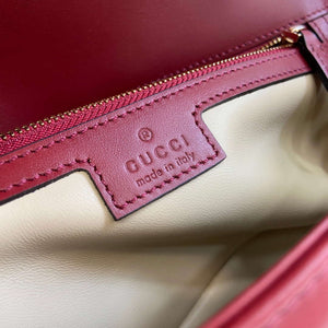 Gucci 443497 GG Marmont Matelass¨¦ shoulder Bag Wine Red - Default Title - View 9
