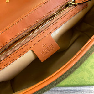 Gucci 443497 GG Marmont Small Shoulder Bag Green Brown - Default Title - View 9