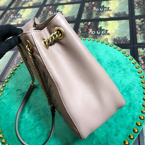Gucci 453569 GG Marmont Matelass¨¦ Shoulder Bag Light Pink - luxibagsmall