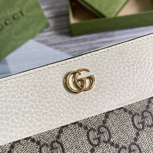 Gucci 456117 GG Marmont Zip Around Wallet White - Default Title - View 5