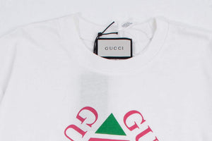 Gucci 457095 Logo print cotton jersey Men Women's T-shirt G38704 - SX - View 3