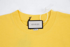 Gucci 457095 Logo print cotton jersey Men Women's T-shirt G38707 - SX - View 3