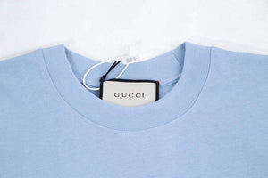 Gucci 457095 Logo print cotton jersey Men Women's T-shirt G38708 - SX - View 3