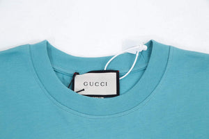 Gucci 457095 Logo print cotton jersey Men Women's T-shirt G38713 - SX - View 3