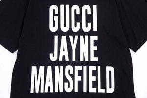 Gucci 457095 Logo print cotton jersey Men Women's T-shirt G38717 - SX - View 5