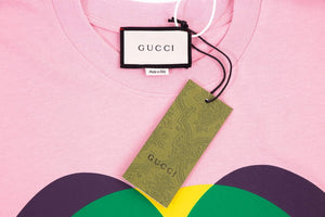 Gucci 457095 Logo print cotton jersey Men Women's T-shirt G38695 - SX - View 4