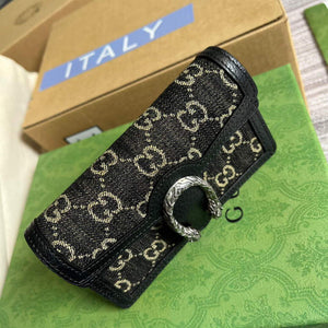 Gucci 476432 Dionysus GG Super Mini Bag Black - Default Title - View 6