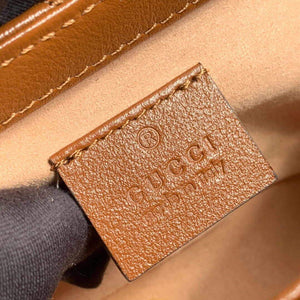 Gucci 476433 GG Marmont Matelass¨¦ Leather Super Mini Bag Brown - luxibagsmall
