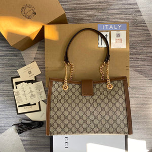 Gucci 479197 Padlock Medium GG Shoulder Bag Brown - Default Title - View 2