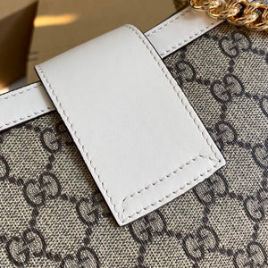 Gucci 479197 Padlock Medium GG Shoulder Bag White - Default Title - View 6