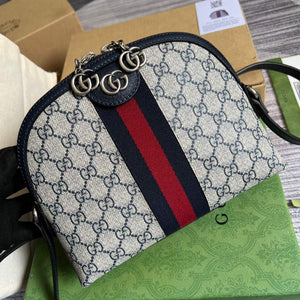 Gucci 499621 Ophidia Small GG Shoulder Bag Beige Blue - Default Title - View 4