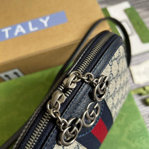 Gucci 499621 Ophidia Small GG Shoulder Bag Beige Blue - Default Title - View 6