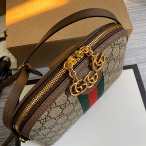 Gucci 499621 Ophidia Small GG Shoulder Bag Beige Brown - Default Title - View 7