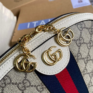 Gucci 499621 Ophidia Small GG Shoulder Bag Beige White - Default Title - View 3