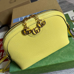 Gucci 499621 Ophidia small shoulder bag with Double G yellow - Default Title - View 7