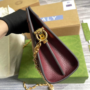 Gucci 503877 Ophidia GG Small Shoulder Bag Wine Red - Default Title - View 3