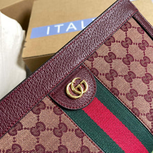 Gucci 503877 Ophidia GG Small Shoulder Bag Wine Red - Default Title - View 6