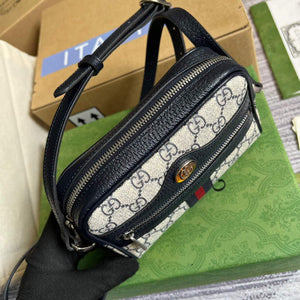 Gucci 517350 Ophidia GG Mini Bag Beige Blue - Default Title - View 4