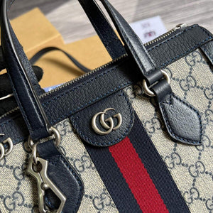 Gucci 547551 Ophidia Small GG Tote Bag Beige Blue - Default Title - View 5