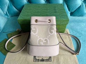 Gucci 550620 Ophidia jumbo GG mini bucket bag Light pink - Default Title - View 2
