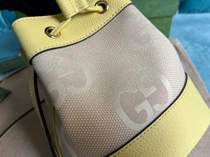 Gucci 550620 Ophidia jumbo GG mini bucket bag yellow - Default Title - View 6