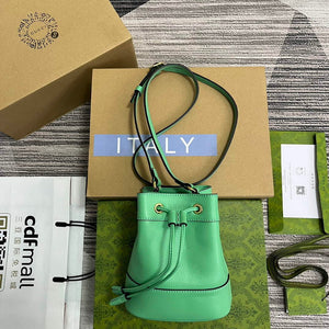 Gucci 550620 Ophidia mini bucket bag with Double G Mint Green - Default Title - View 1