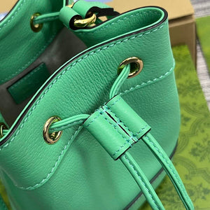 Gucci 550620 Ophidia mini bucket bag with Double G Mint Green - Default Title - View 6