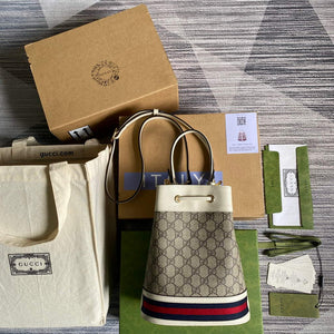 Gucci 550621 Ophidia small GG bucket Shoulder tote bag Beige - Default Title - View 2