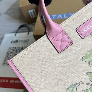Gucci 550763 Children's Fairy Print Large Tote Bag Pink - Default Title - View 7