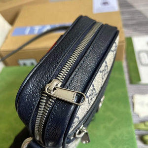 Gucci 598127 Ophidia GG Small Shoulder Bag Beige Blue - Default Title - View 7