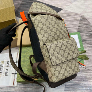 Gucci 598140 Ophidia GG Medium Backpack Bright orange - Default Title - View 3