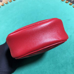 Gucci 598597 GG Marmont mini bag Red - Default Title - View 4