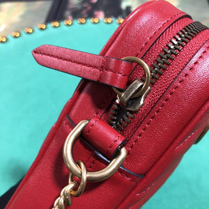 Gucci 598597 GG Marmont mini bag Red - Default Title - View 8