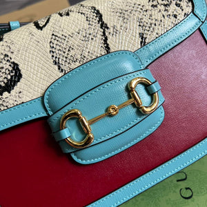 Gucci Horsebit 1955 shoulder bag 602204 Blue - Default Title - View 5