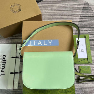 Gucci 602204 Horsebit 1955 shoulder bag Avocado Green - Default Title - View 2
