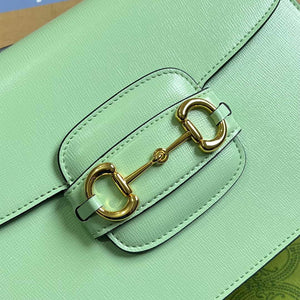 Gucci 602204 Horsebit 1955 shoulder bag Avocado Green - Default Title - View 6