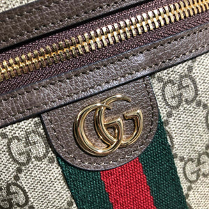 Gucci 611001 GG Supreme Ophidia Cosmetic Case Beige ebony - Default Title - View 9