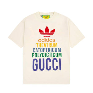Gucci 616036 Adidas x Gucci Cotton Jersey Men Women's T-shirt G38683 - XS - View 1